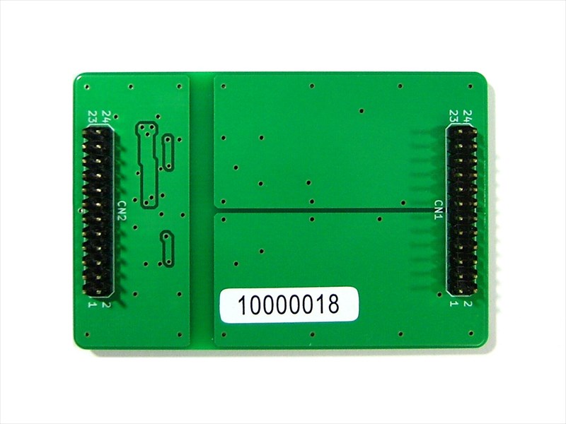 ハンダ面から見たS1MOD1001