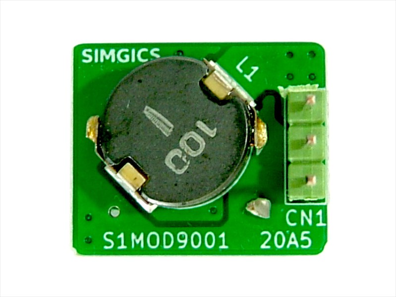 ハンダ面から見たS1MOD9001